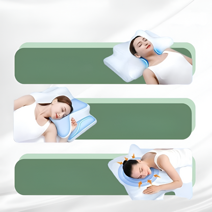 Cervicaal Nekkussen met Memory Foam voor Zijslapers en Rugslapers