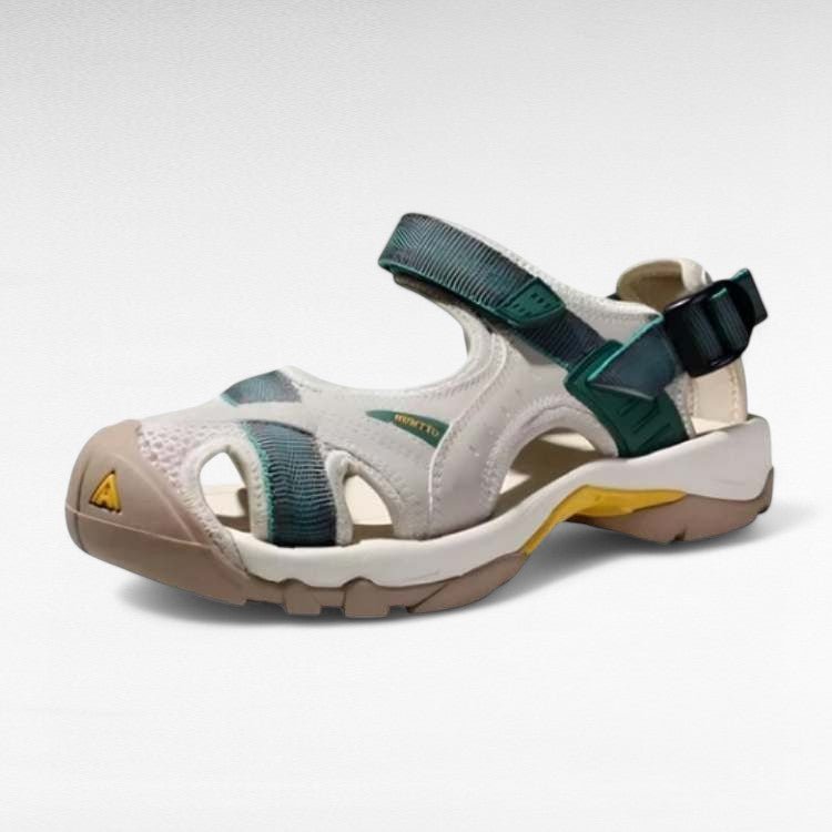 Dames Outdoor Sandalen met Gesloten Neus en Klittenband