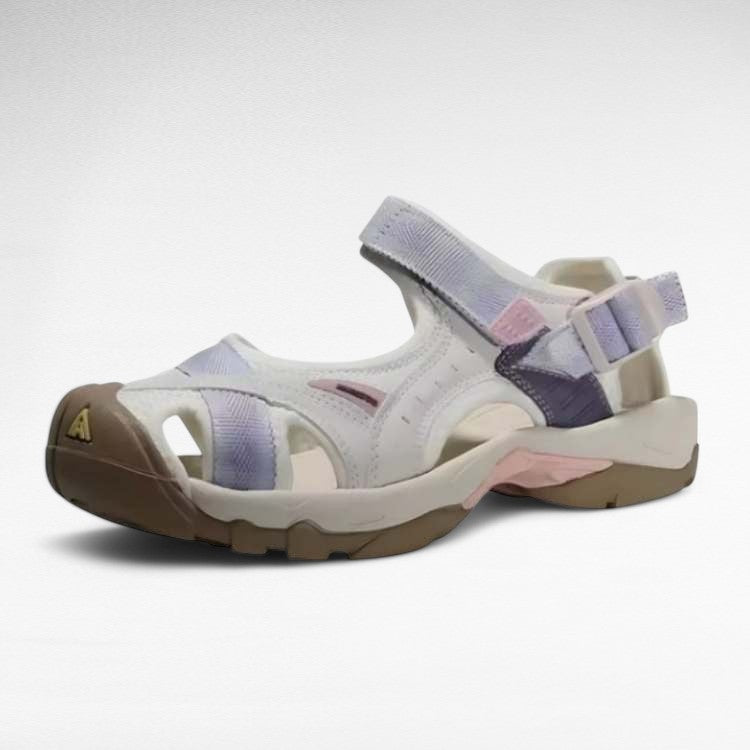 Dames Outdoor Sandalen met Gesloten Neus en Klittenband