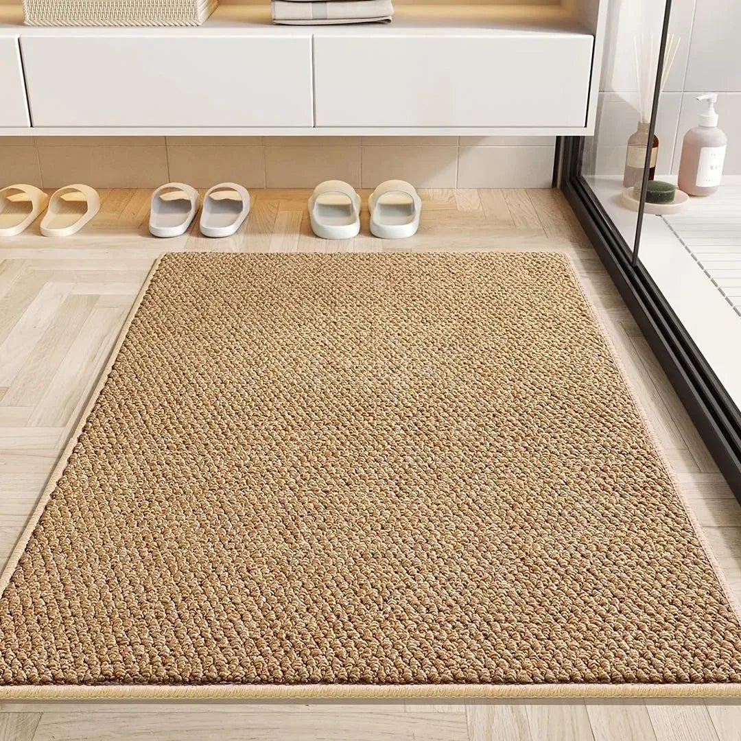 Deurmat Antislip Absorberend met Gevlochten Structuur voor Hal en Badkamer