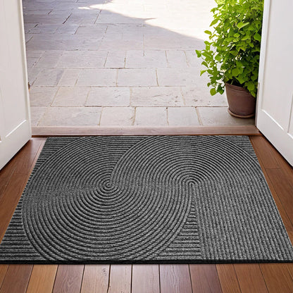 Deurmat Antislip met 3D Groefpatroon voor Binnen en Buiten