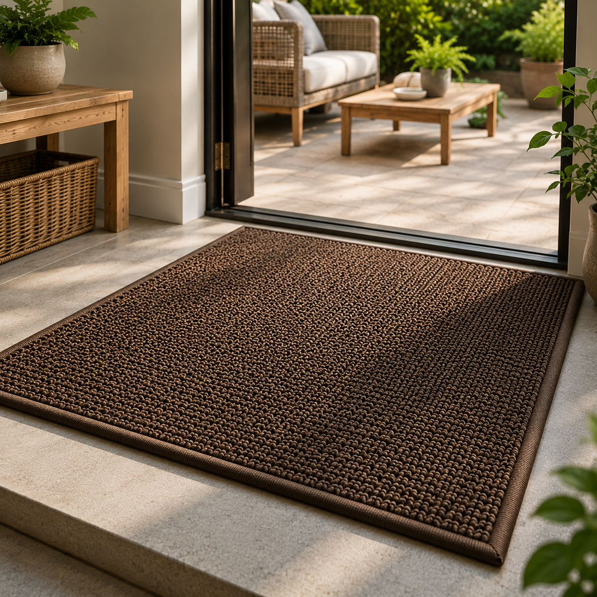 Deurmat Antislip met Snelle Waterabsorptie voor Binnen en Buiten