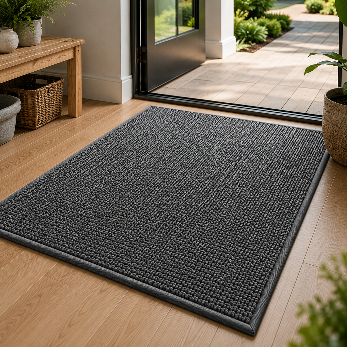 Deurmat Antislip met Snelle Waterabsorptie voor Binnen en Buiten