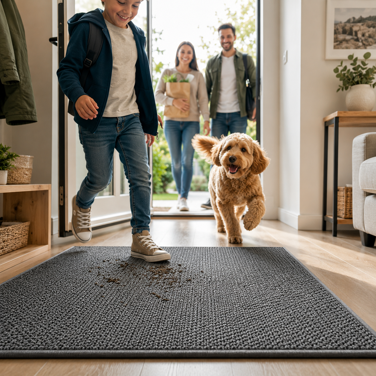 Deurmat Antislip met Snelle Waterabsorptie voor Binnen en Buiten