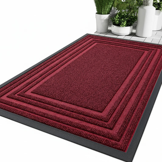 Deurmat Antislip voor Binnen en Buiten met Lage Instaphoogte en Rand Design