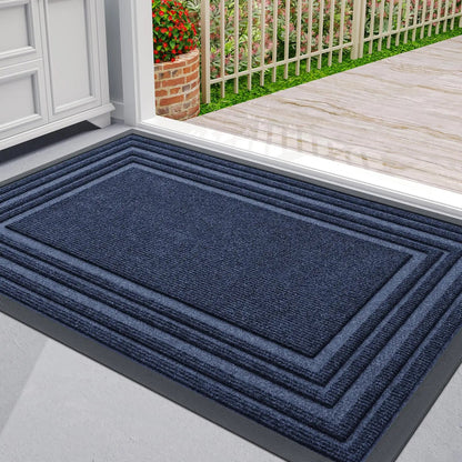 Deurmat Antislip voor Binnen en Buiten met Lage Instaphoogte en Rand Design
