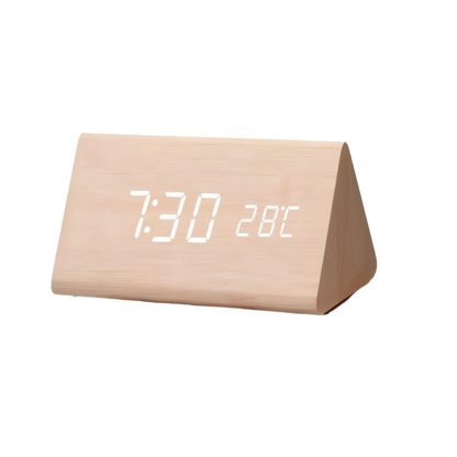 Digitale LED Wekker met Temperatuurweergave en Stembesturing