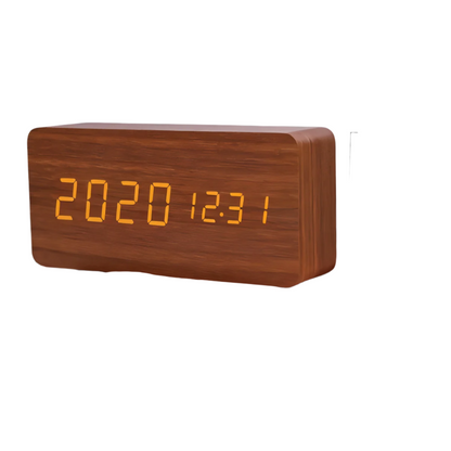 Digitale LED Wekker met Temperatuurweergave en Stembesturing