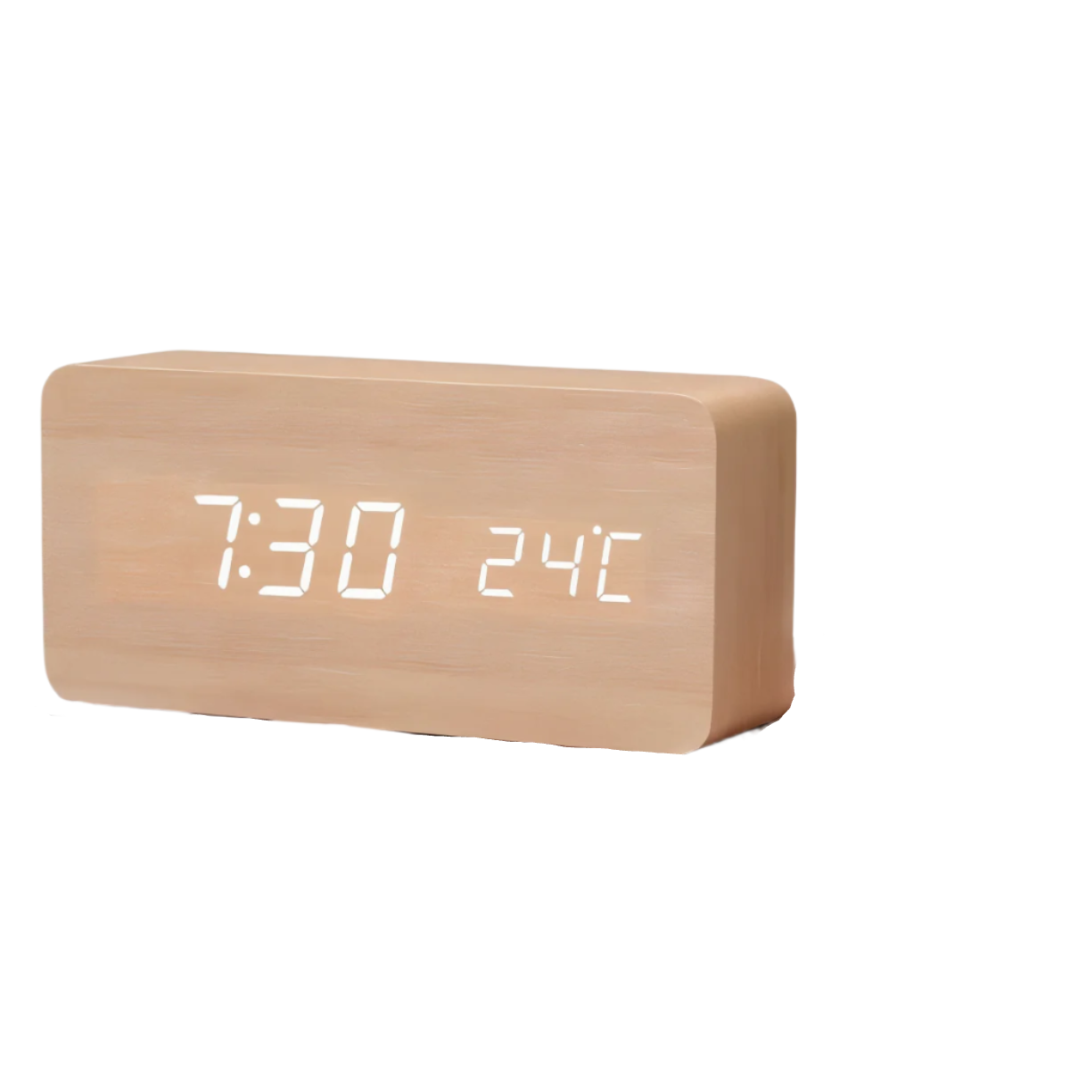 Digitale LED Wekker met Temperatuurweergave en Stembesturing
