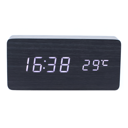 Digitale LED Wekker met Temperatuurweergave en Stembesturing