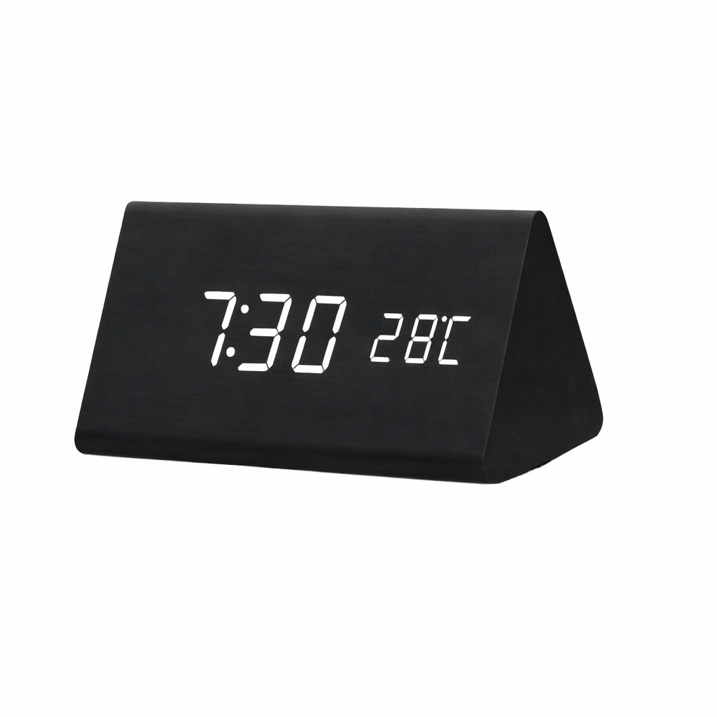 Digitale LED Wekker met Temperatuurweergave en Stembesturing