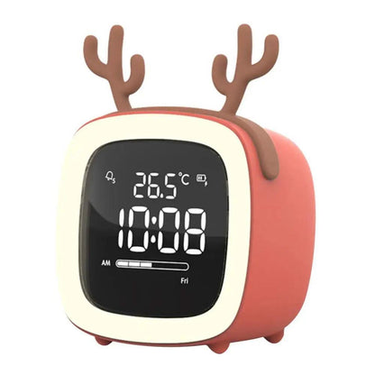 Digitale Wekker voor Kinderen met Nachtlamp en Temperatuurweergave