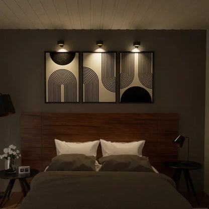 Draadloze Wandlamp Dimbaar met 360° Rotatie en Magnetische Bevestiging
