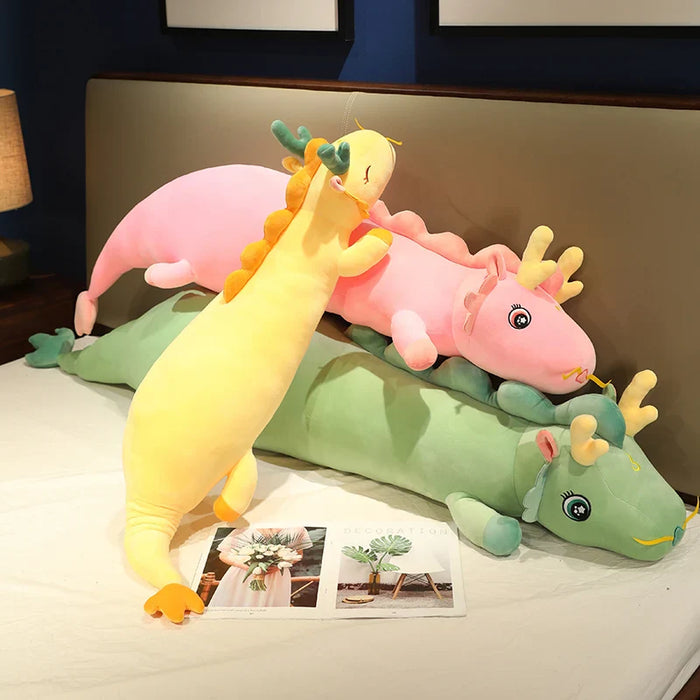Draak Lichaamskussen Knuffel met Drakenthema in 3 Maten