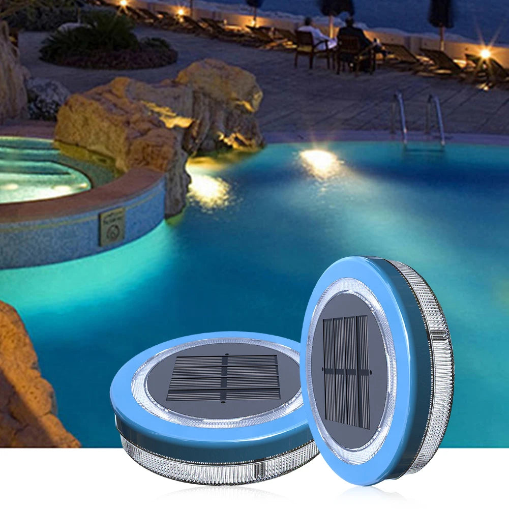 Drijvende Solar LED Lamp voor Zwembad en Vijver met Zonnepaneel ##POS:3##