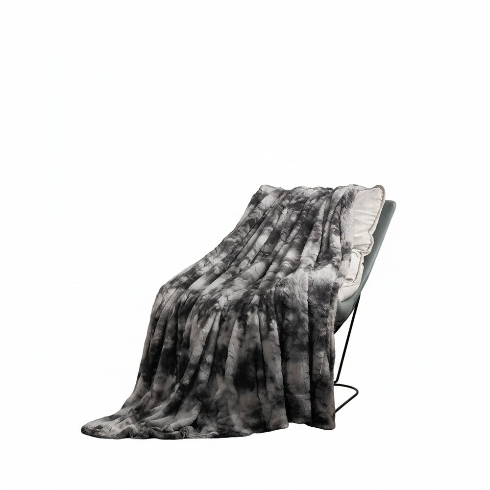 Dubbelzijdige Fleece Plaid met Batikpatroon voor Bank en Bed