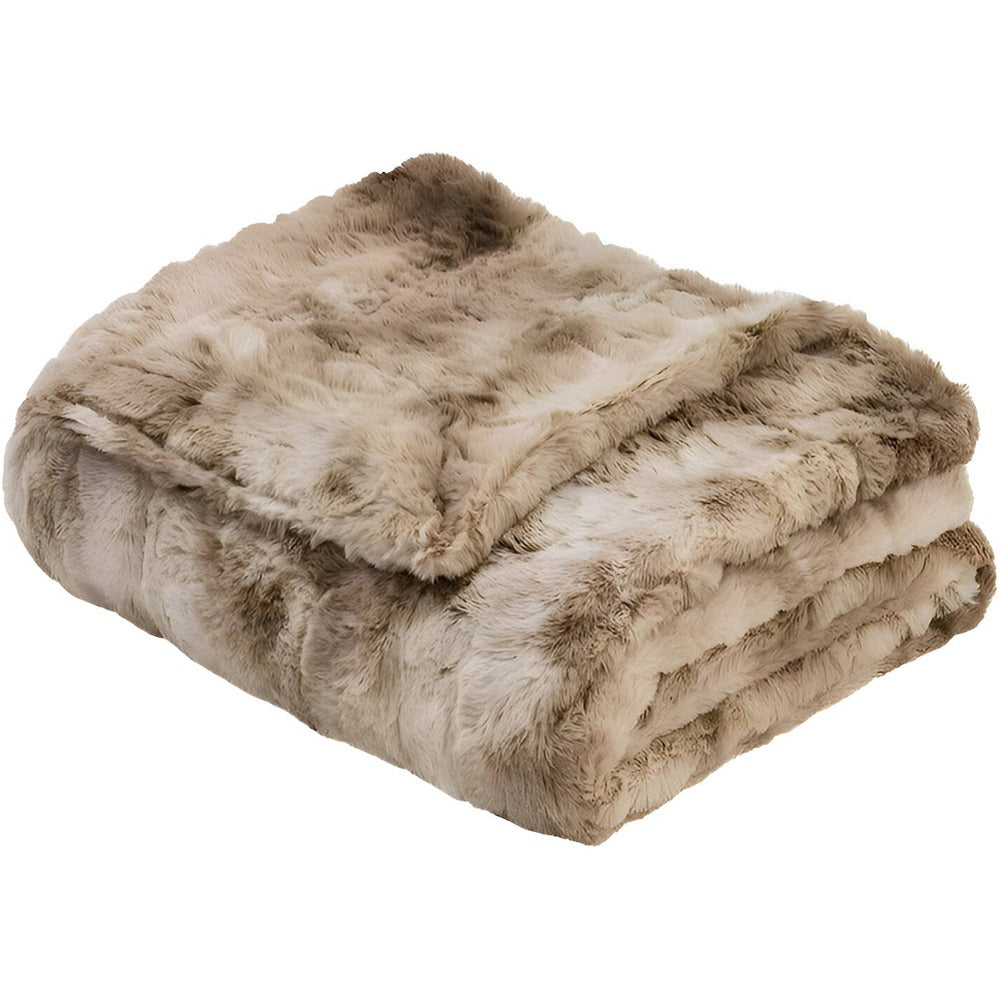 Dubbelzijdige Fleece Plaid met Batikpatroon voor Bank en Bed