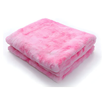 Dubbelzijdige Fleece Plaid met Batikpatroon voor Bank en Bed