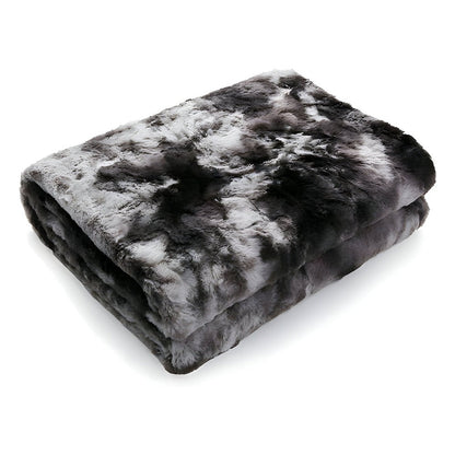 Dubbelzijdige Fleece Plaid met Batikpatroon voor Bank en Bed