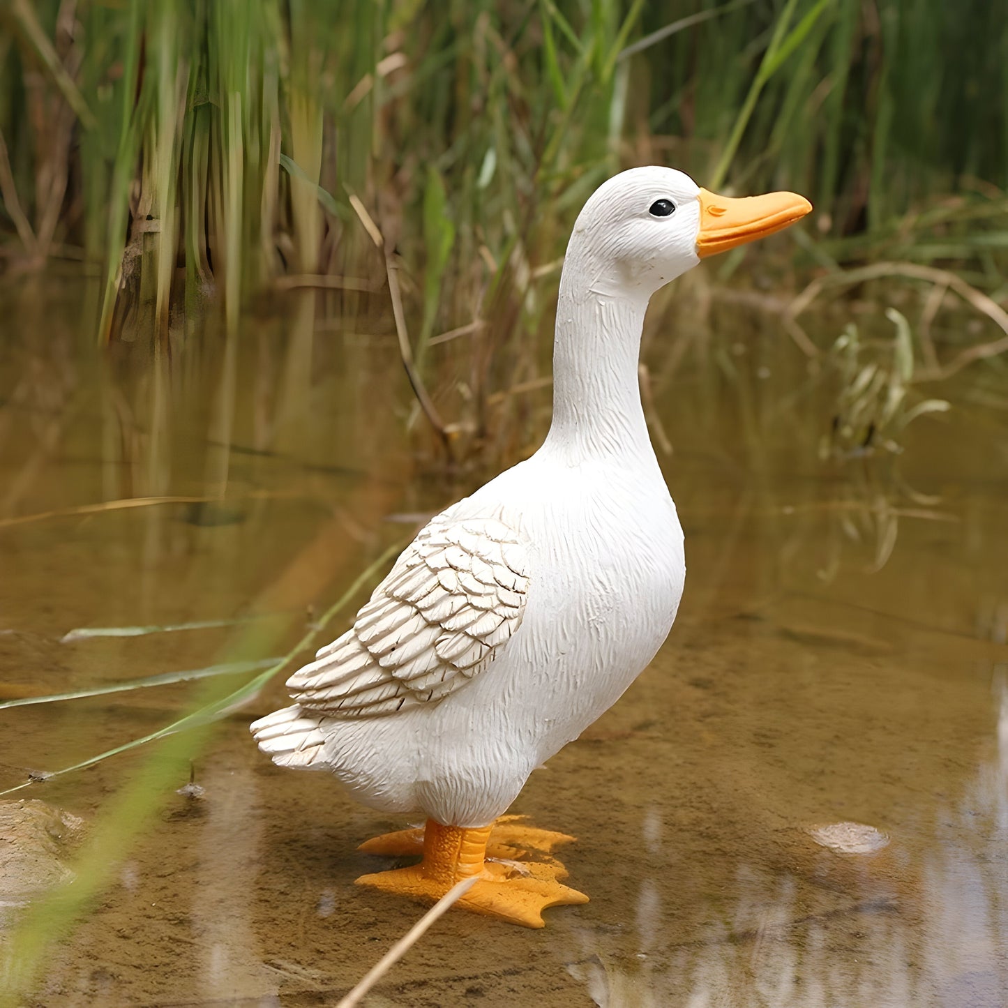 Eend Gans Tuinbeeld Decoratie Figuur voor Tuin en Vijver