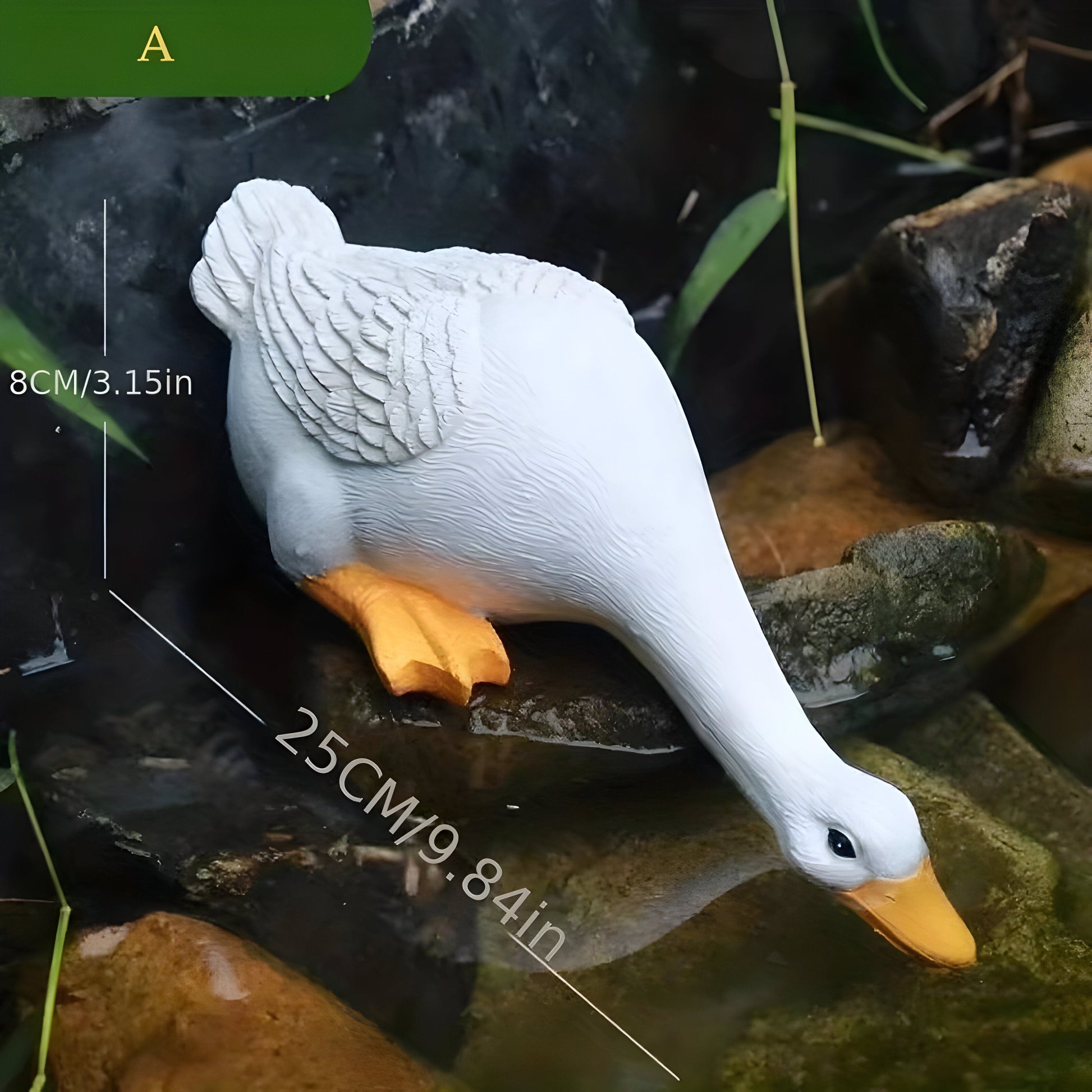 Eend Gans Tuinbeeld Decoratie Figuur voor Tuin en Vijver