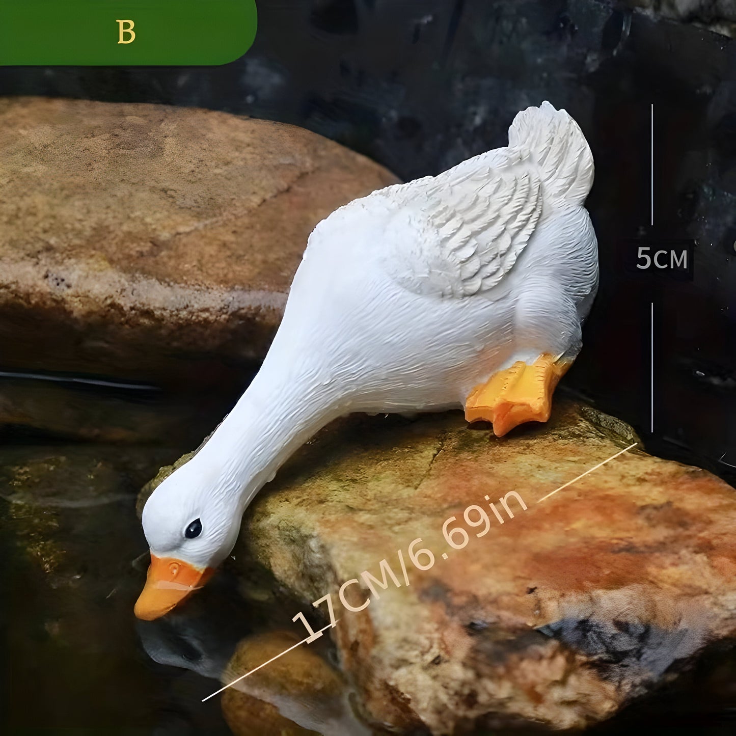 Eend Gans Tuinbeeld Decoratie Figuur voor Tuin en Vijver