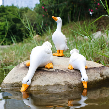 Eend Gans Tuinbeeld Decoratie Figuur voor Tuin en Vijver
