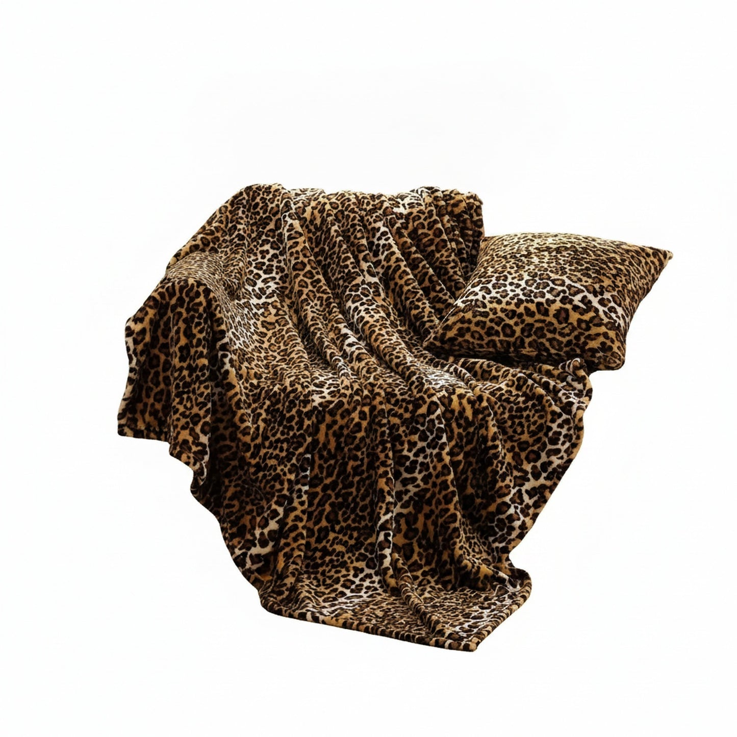 Fleece Plaid met Dierenprint voor Bank en Bed