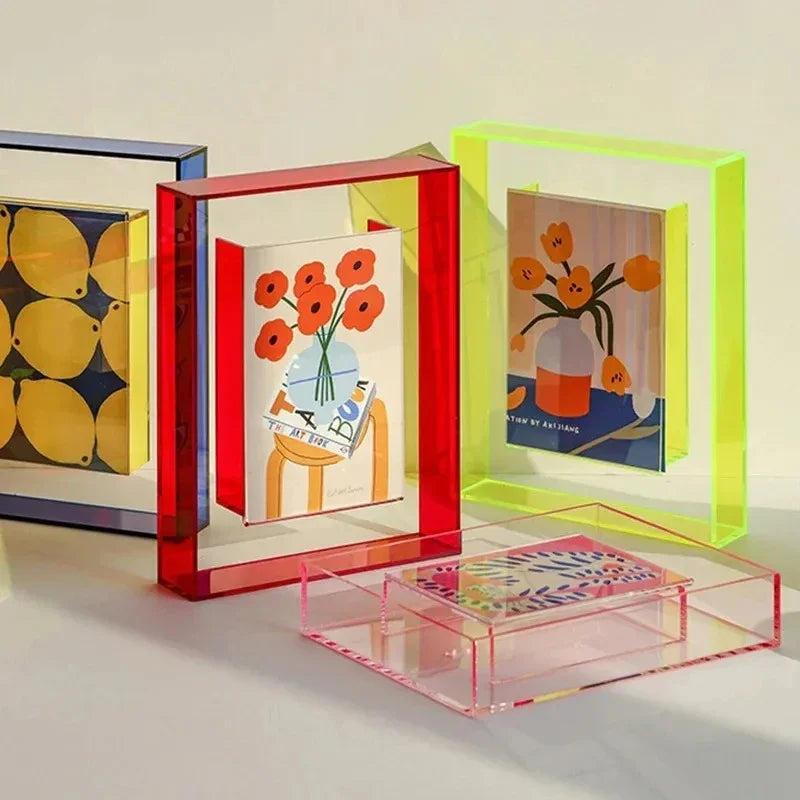 Fotolijst met Gekleurde Acryl Rand voor Foto's en Posters