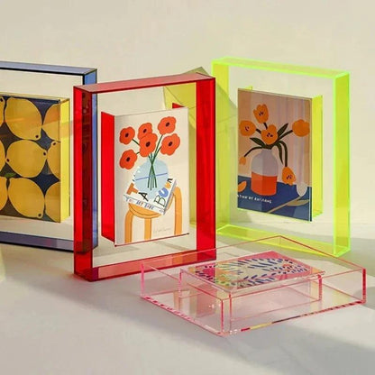 Fotolijst met Gekleurde Acryl Rand voor Foto's en Posters