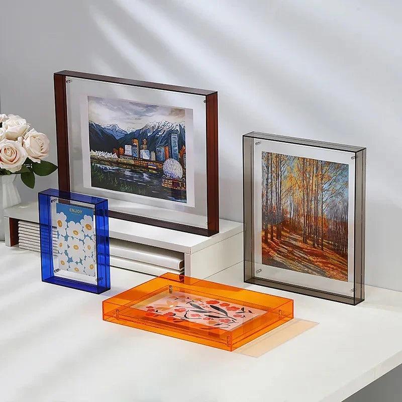 Fotolijst met Gekleurde Acryl Rand voor Foto's en Posters ##POS:17##
