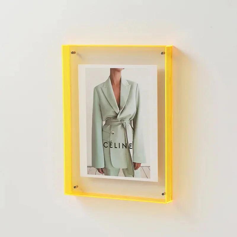 Fotolijst met Gekleurde Acryl Rand voor Foto's en Posters