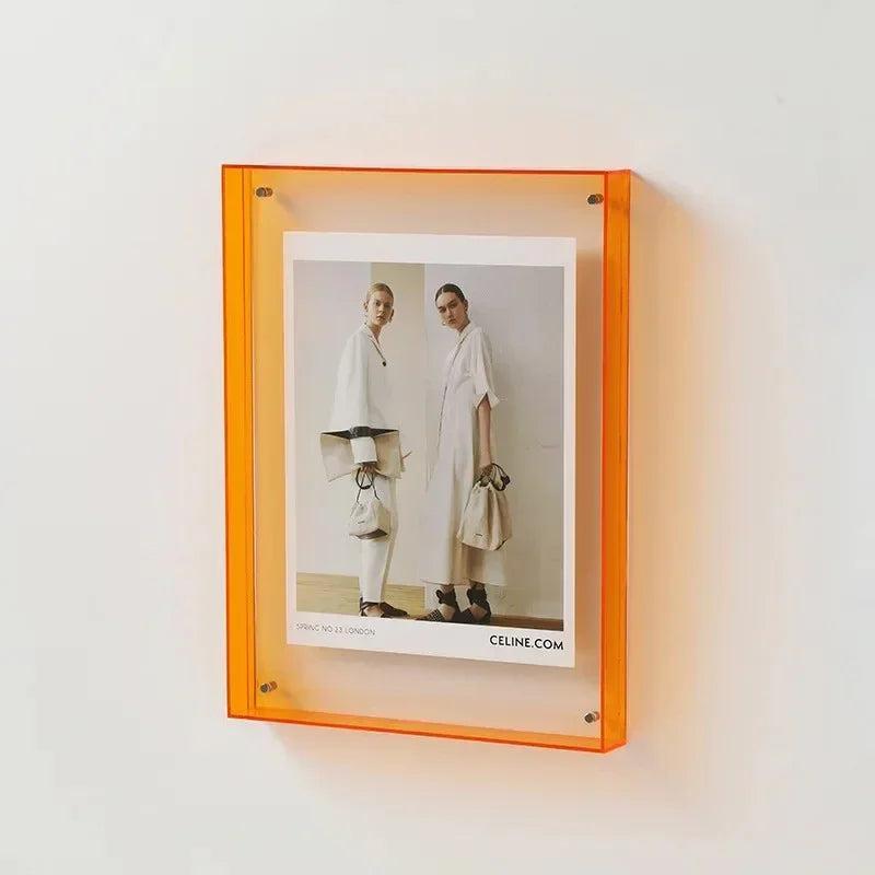 Fotolijst met Gekleurde Acryl Rand voor Foto's en Posters