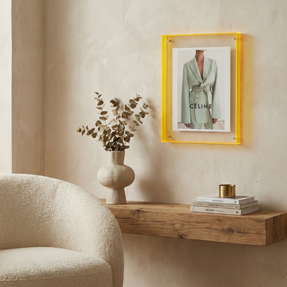 Fotolijst met Gekleurde Acryl Rand voor Foto's en Posters