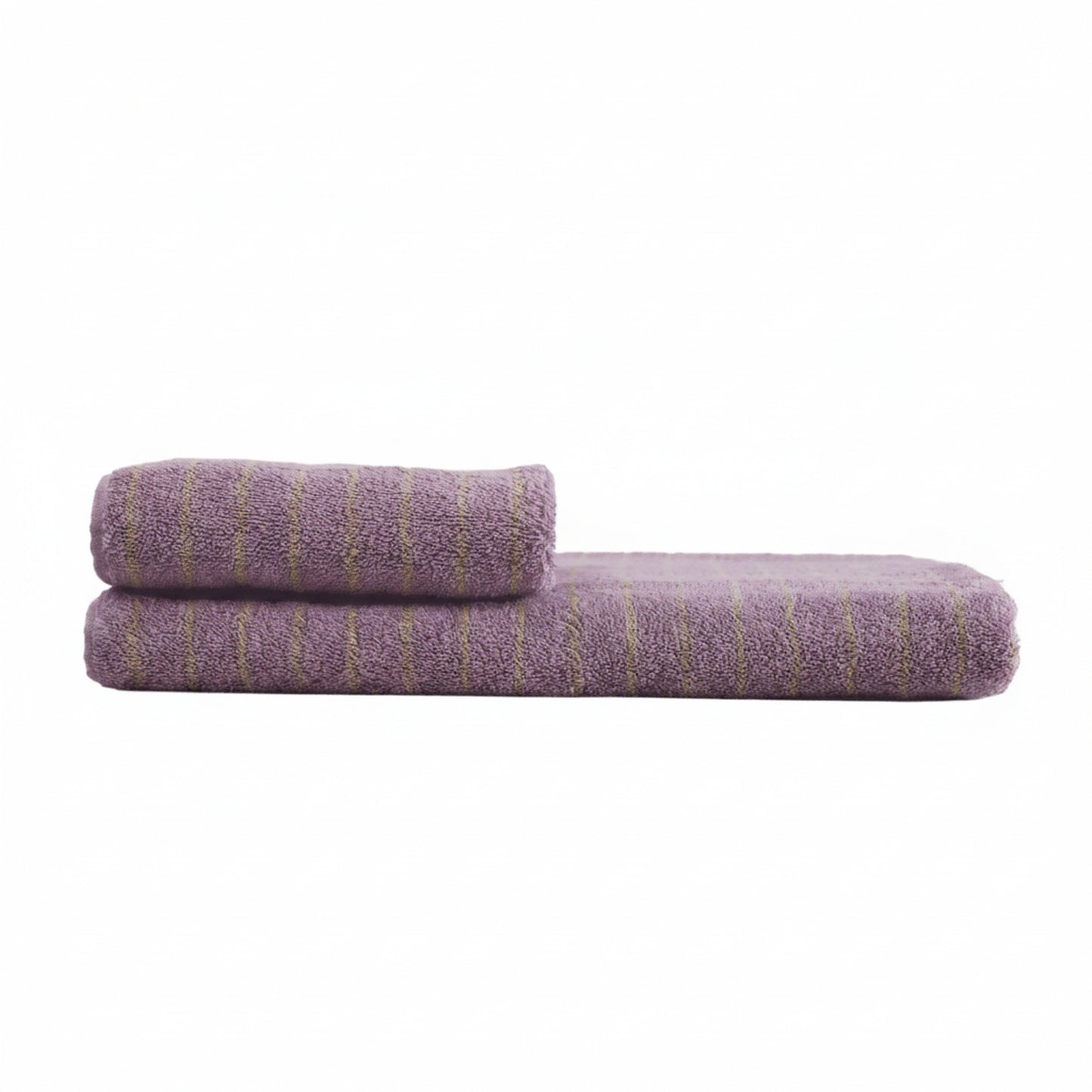 Handdoek met Retro Streeppatroon voor Gezicht en Bad