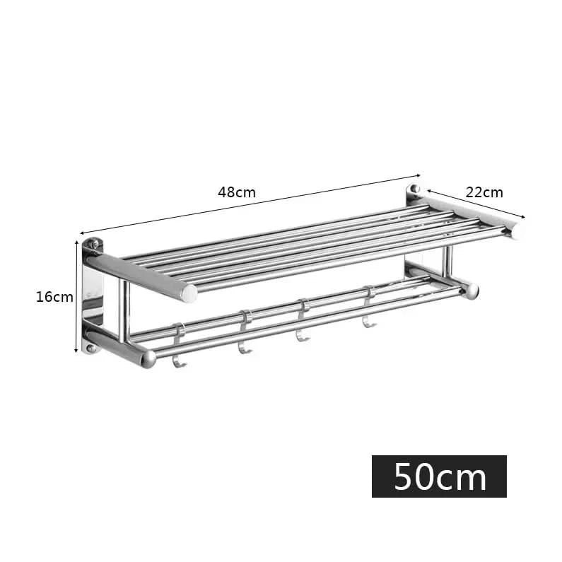 Handdoekrek Badkamer Wandmontage met Plank en Haken