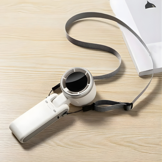 Handventilator Opvouwbaar met Digitaal Display en 3-in-1 Gebruik