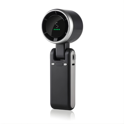 Handventilator Opvouwbaar met Digitaal Display en 3-in-1 Gebruik