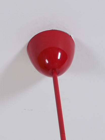 Hanglamp Art Deco met Boogvormige Armen en Glazen Bollen