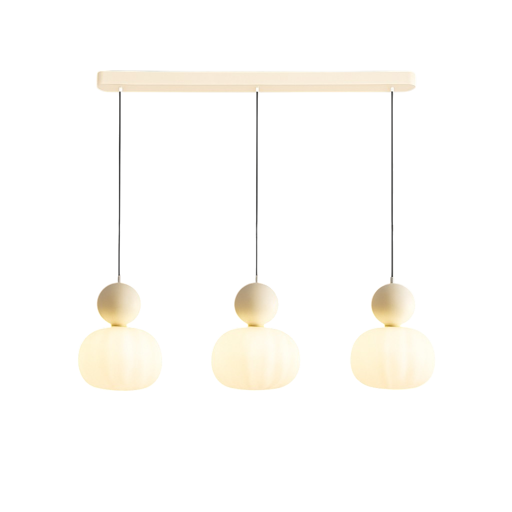 Hanglamp Art Deco met Opaalglasbol en Gekleurde Sfeerbol