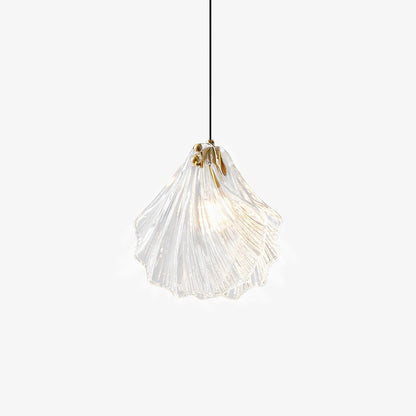 Hanglamp Bohemian met Glazen Schelpvormige Kap en Verstelbaar Snoer