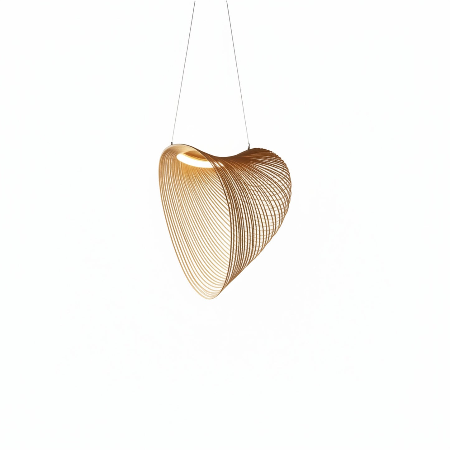 Hanglamp Bohemian met Hartvormige Kap en Afstandsbediening