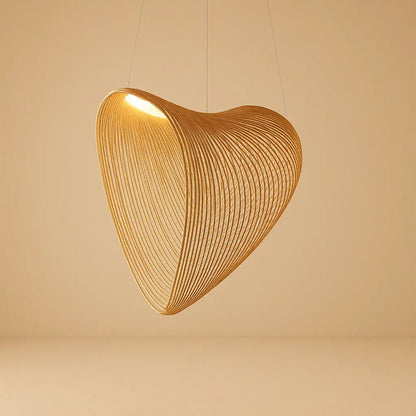 Hanglamp Bohemian met Hartvormige Kap en Afstandsbediening