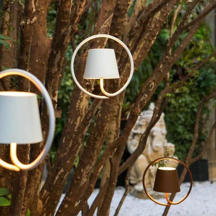 Hanglamp Bohemian met Touwophanging en Touch Dimmer voor Binnen en Buiten