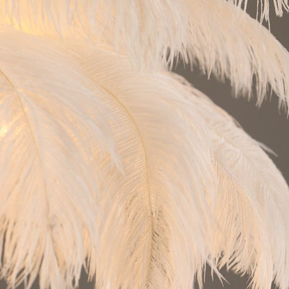 Hanglamp Bohemian met Veren Kap en Decoratieve Vogelhangers