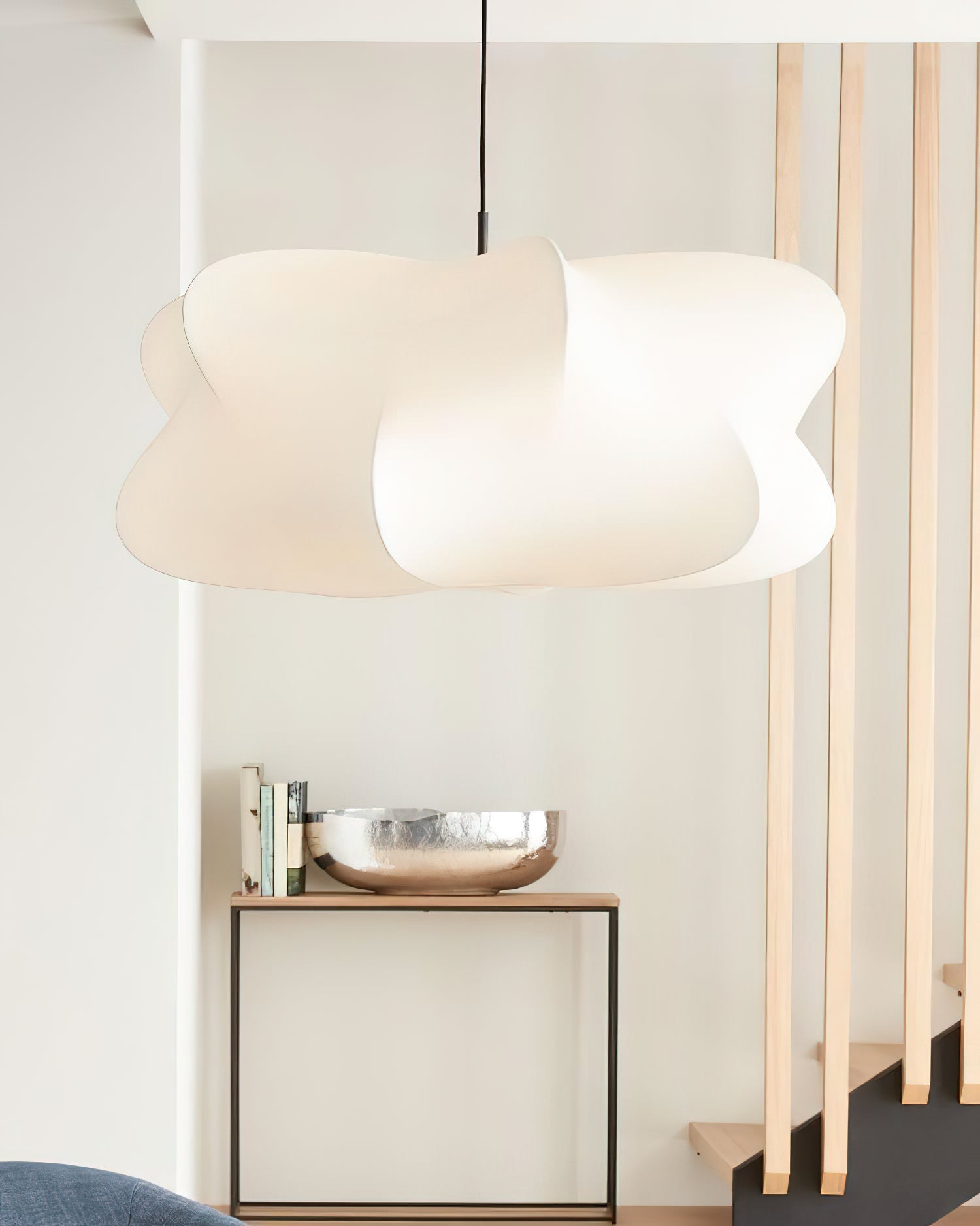 Hanglamp Bohemian met Wolkvormige Kap en Verstelbare Kabel