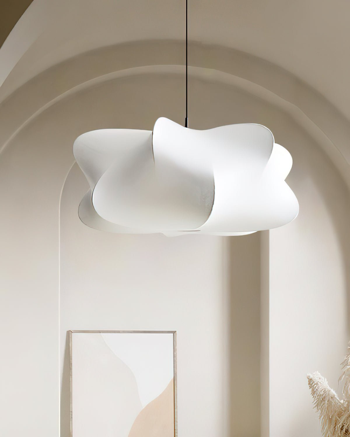 Hanglamp Bohemian met Wolkvormige Kap en Verstelbare Kabel