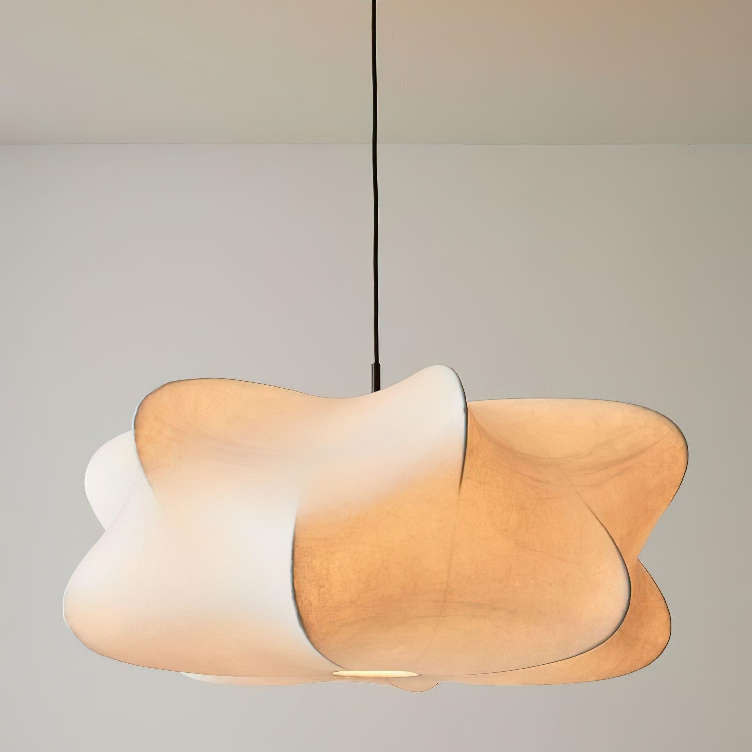 Hanglamp Bohemian met Wolkvormige Kap en Verstelbare Kabel