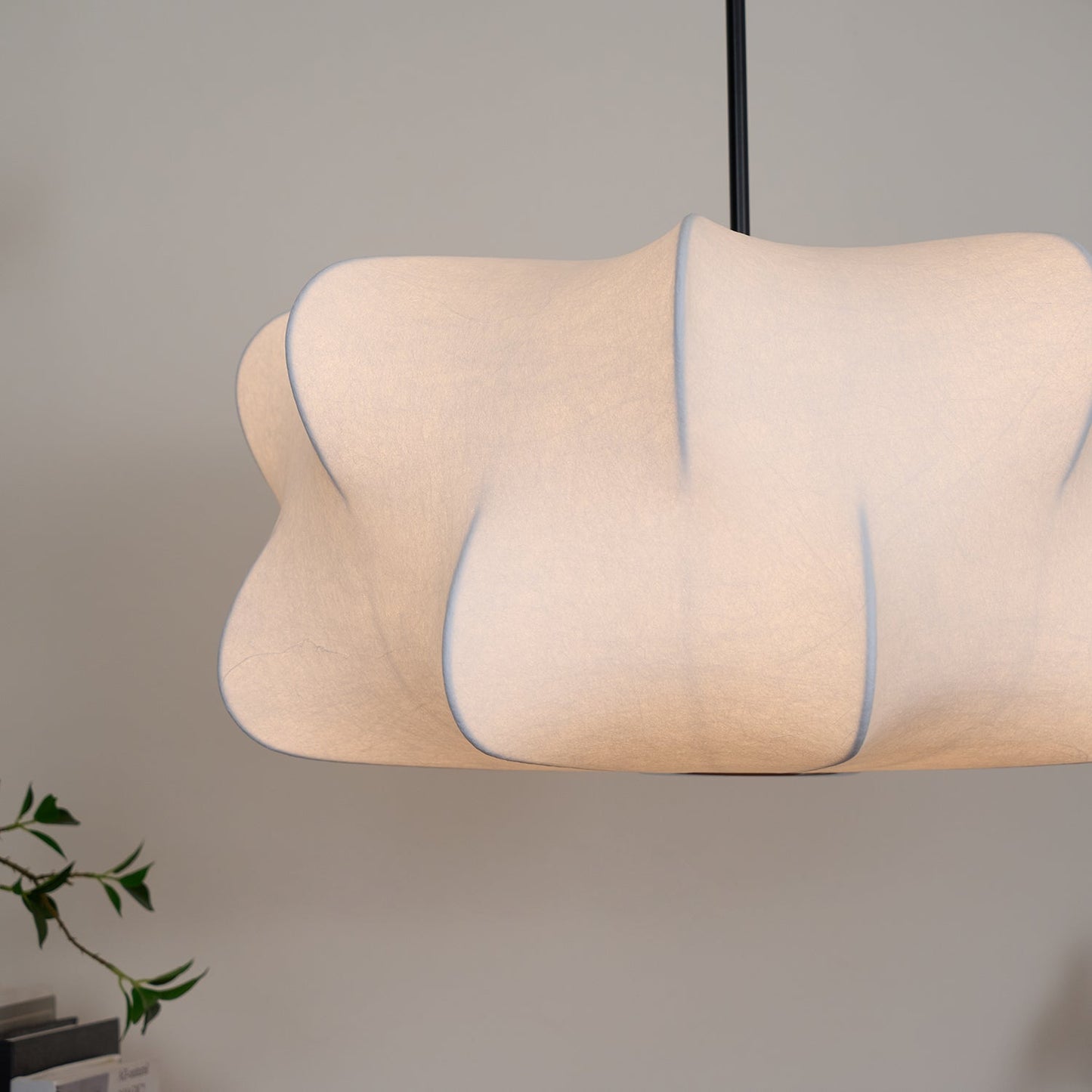 Hanglamp Bohemian met Wolkvormige Kap en Verstelbare Kabel