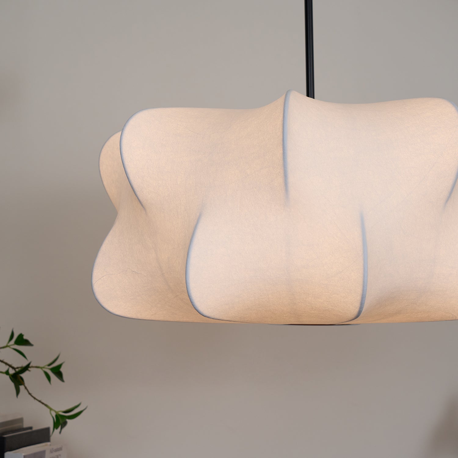 Hanglamp Bohemian met Wolkvormige Kap en Verstelbare Kabel
